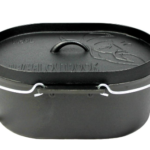 VH9L żeliwny kociołek holenderski owalny