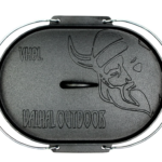 VH9L żeliwny kociołek holenderski owalny