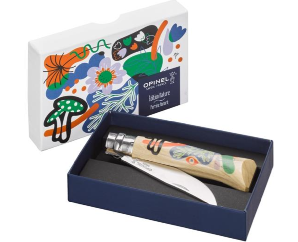 Nóż Składany Opinel Edition Nature Perrine Honore No.08 - nóż turystyczny edycja limitowana Nóż Składany Opinel Edition Nature Perrine Honore No.08 - nóż turystyczny edycja limitowana