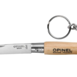 Nóż składany Opinel Inox Natural 04 brelok