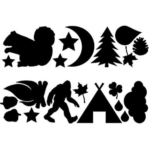 GearAid Tenacious Tape Gear Patches - Łatki Naprawcze "Camping"