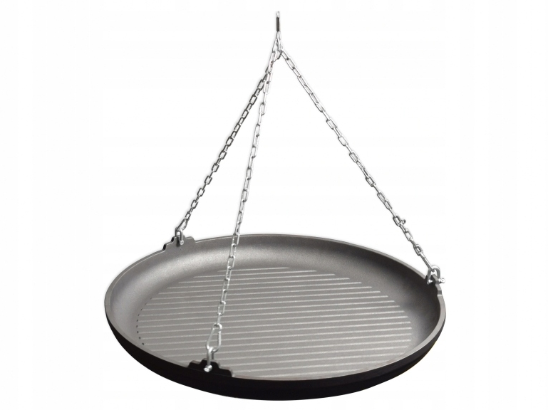 Żeliwna patelnia ogniskowa 64 cm